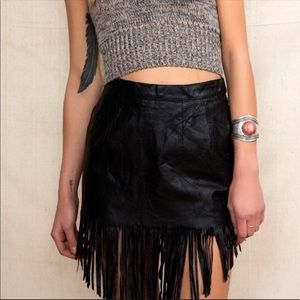 Urban Renewal Urban Outfitters  Fringe Skirt